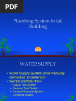 Water Supply Systems in High-Rise Buildings | PDF | Valve | Pump