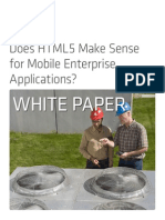 Does HTML5 Make Sense For Mobile Enterprise Applications?: White Paper