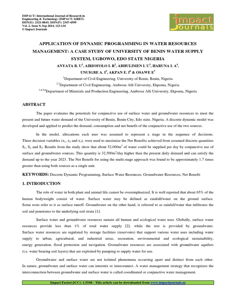 14.Engineering-Application of Dynamic Programming in Water Resources ...