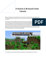Minecraft Gratuit Crack