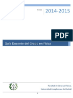 Guía Docente 2014/15 Físicas UCM