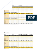 Employee Timecard Monthly Totals