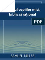 Botezul Copiilor Mici, Biblic Si Rational - de Samuel Miller