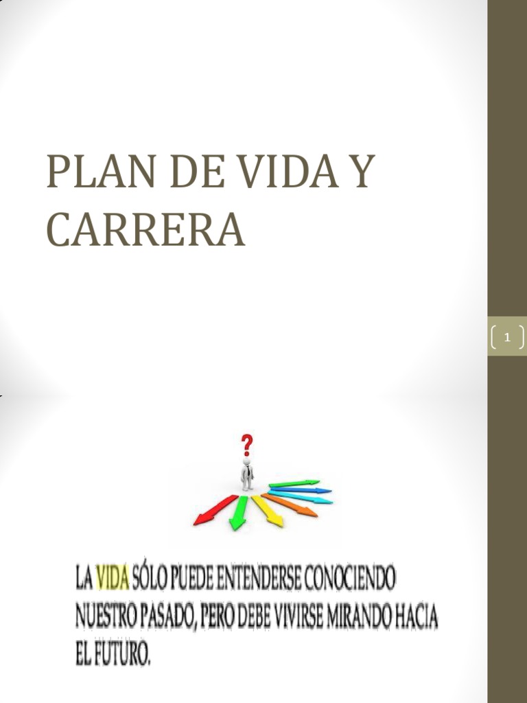 Plan de Vida y Carrera | Planificación | Amor