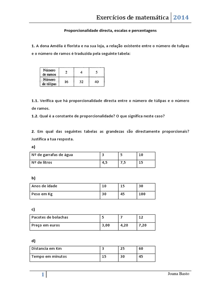 Exercícios De Probabilidade Com Gabarito 6 Ano