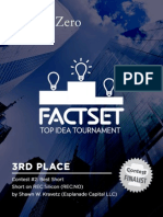 3rd Place. FactSet Best Short. a2fea86e63