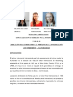 Unidad Iii Ensayo Crimenes de Lesa Humanidad Equipo Fuego 01 (Monica Tirado Saa, Maria Jose Valenzuela y Lorena Burey Cevallos) PDF