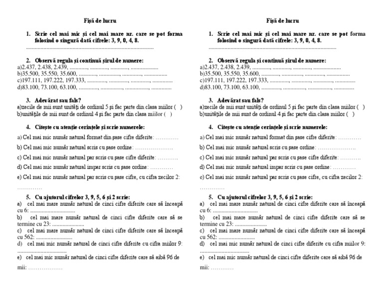 FisÄƒ De Lucru Mate