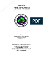 Tugas Wawasan Ilmu Sosial Ponorogo PDF