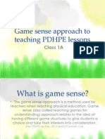 Game Sense Approach Presentation