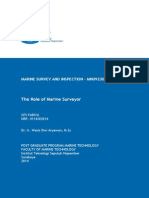 The Role of Marine Surveyor: Marine Survey and Inspection - Mn092301
