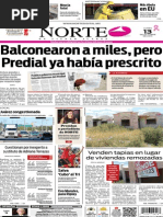 Periódico Norte edición impresa del día 13 de octubre de 2014