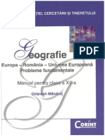 Octavian Mandrut - Geografie. Manual Pentru Clasa 12