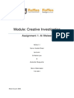 Module: Creative Investigation: Assignment 1: Ai Weiwei
