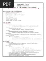 Download Personal Fun Facts Sheet  by MBrown35 SN24283330 doc pdf