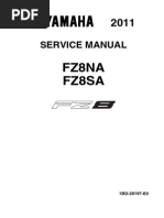 Yamaha - Fz8 - Fz8s - Fazer - 8 - Fazer8 - 2011 - 2012 - Service - Repair - Manual - by JLAM PDF