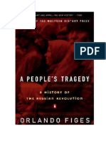 Orlando Figes A Peoples Tragedy A History of The Russian Revolution 1997 PDF