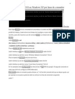 Como Cambiar El DNS en Windows XP Por Línea de Comandos