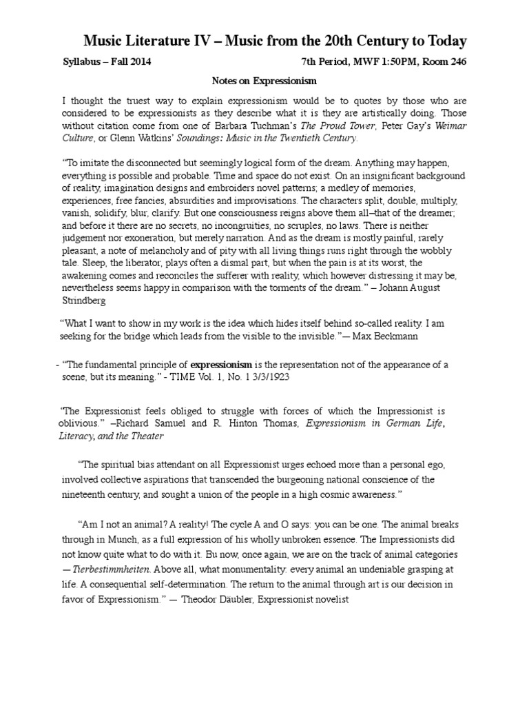 Arnold schoenberg expressionism music picture