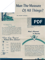 AMORC Is Man The Measure of All Things (Flyer 1957)