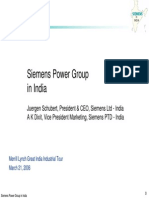 Siemens Power Grp-India Org. Structure