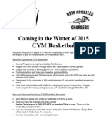CYM Sports - Basketball 2015
