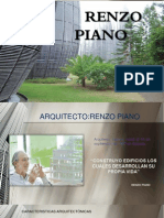 Arquitectura sostenible de Renzo Piano