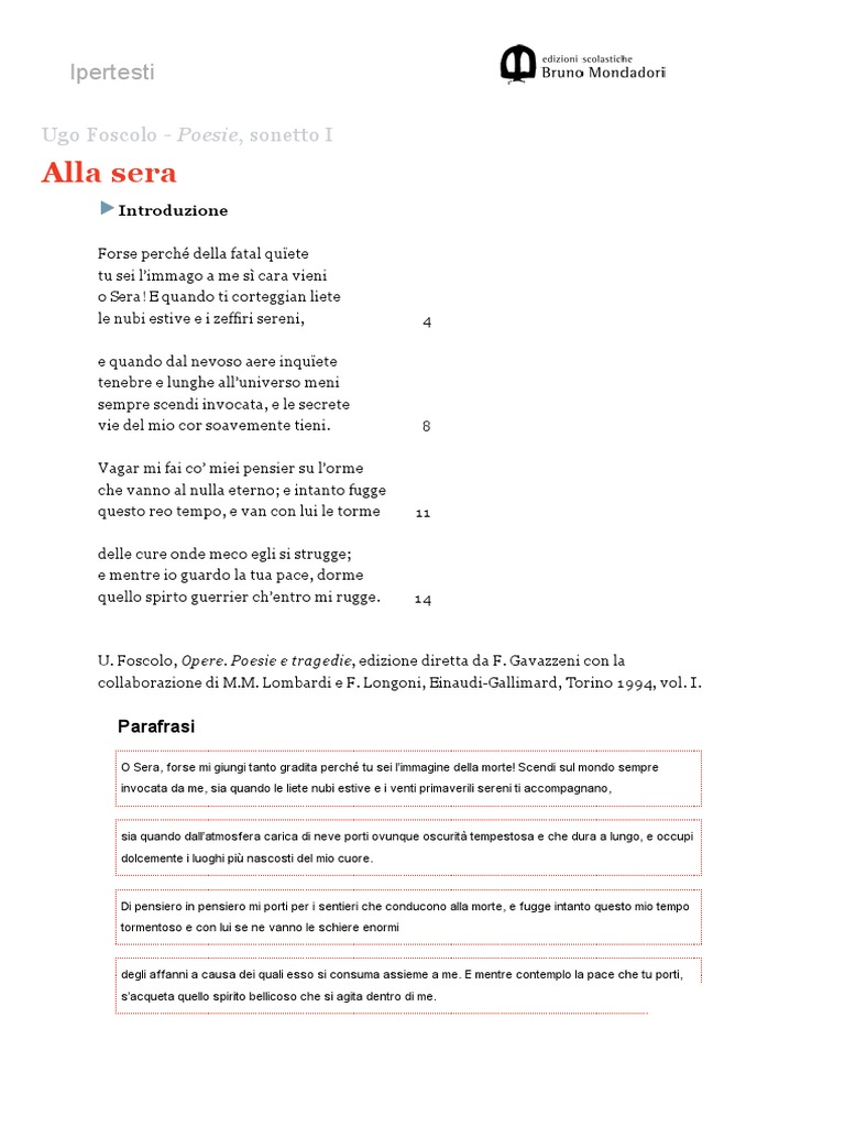 Ugo Foscolo Alla sera.pdf