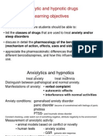 Antihypnotics and Anxiolytics