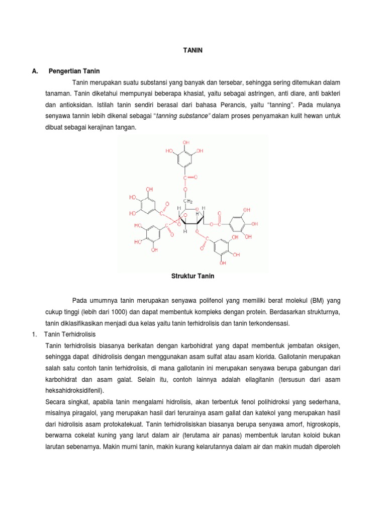 Tanin | PDF