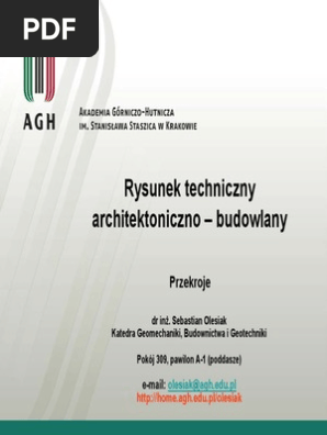 Rysunek Techniczny W Budownictwie