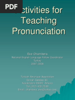 ActivitiesTeaching Pronunciation PDF