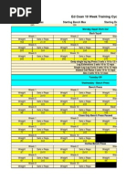 Ed Coan 10 Week Programme