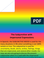 The Subjunctive With Impersonal Expressions KEY