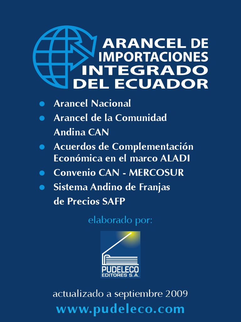 Aranceles de Importación Ecuador | PDF | aduana | Comunidad andina