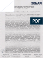 Autorización de Funcionamiento Senapi 2013 PDF