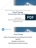 Pacific Northwest DGS Presentation - Cloud Therapy L Gerull