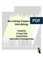 18) Surface Metrology