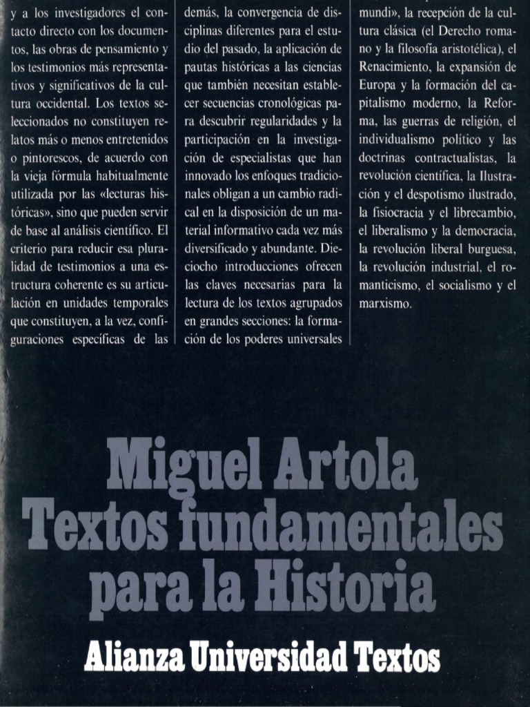 TEXTOS FUNDAMENTALES PARA LA HISTORIA PDF intelligence overview