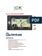 Nuevo Auto Radio BECK BE-1000 Multimedia PDF