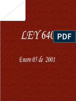 Ley 640 de 2001 PDF