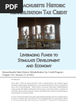 Download Massachusetts Historic Rehabilitation Tax Credit Program Leveraging Funds to Stimulate Development and Economy by Preservation Massachusetts SN24288225 doc pdf