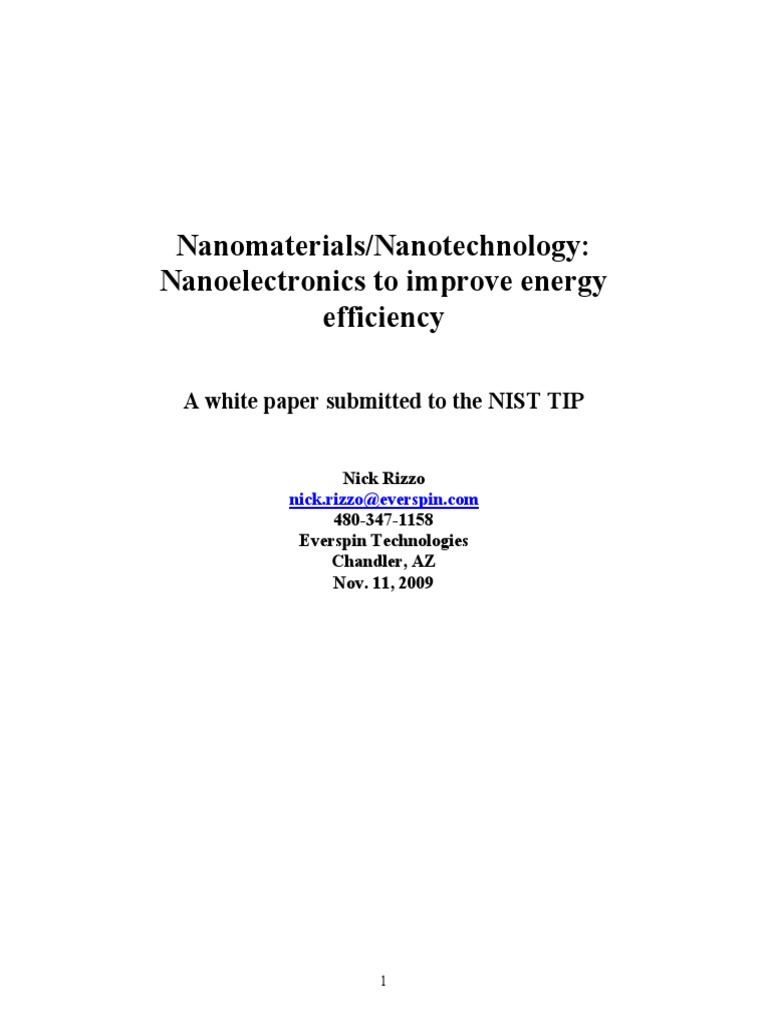 228 Nanomaterials Nanotechnology Nanoelectronics PDF | PDF | Random ...