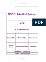 MOP for RNC Backup_Revised