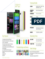 2 1 Nokia X Datasheet