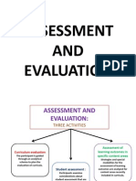 Curriculum Assessment and Evaluation