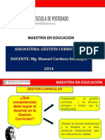 Presentación 1 - Parte I - Gestión Curricular