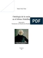 Cruz Cruz, J. - Ontología de La Razón en El Último Schelling. Acerca de La Introducción A La Filosofía de La Revelación (Pamplona, 1993) PDF