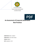 An Assessment of Corporate Governance Best Practices