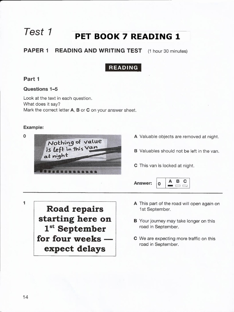TEST 1 READING AND WRITING PART 1.pdf Hearing Loss Medical
